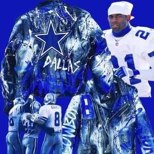 Dallas Cowboys Custom Genuine Leather Jacket